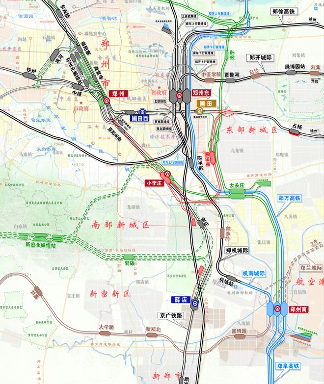 2023-2024年河南将新开工5个铁路项目计划7-8年建成!